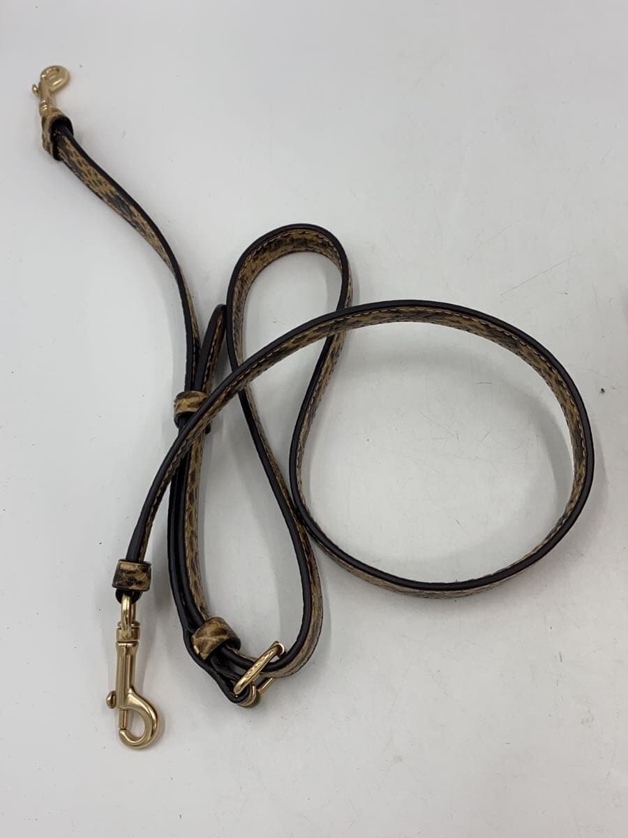 COACH Shoulder Bag Leather CRM 8