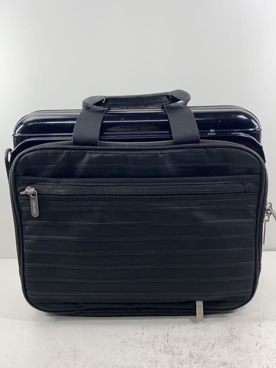 RIMOWA attache case -- BLK plain 3