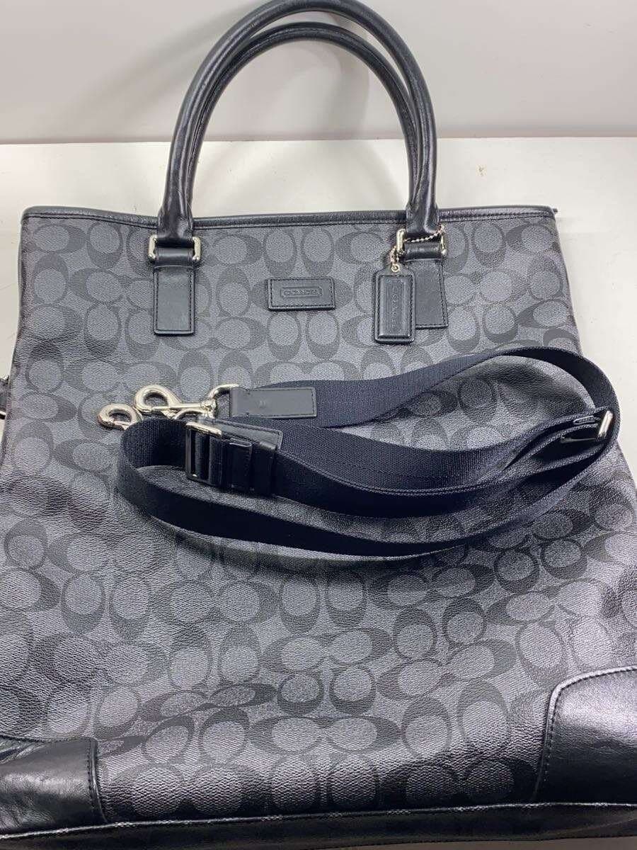 COACH Tote Bag GRY All Over Pattern F71103 7