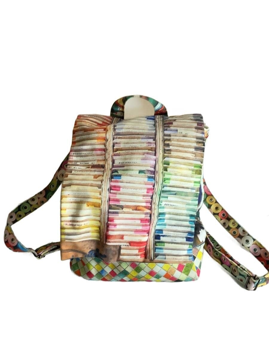 MARON BOUILLIE Backpack Canvas Multicolor