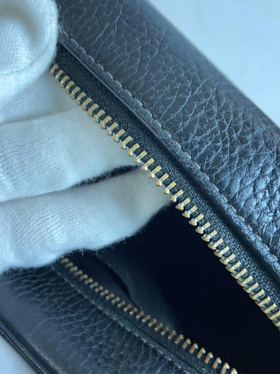 COACH Shoulder Bag Leather BLK 9