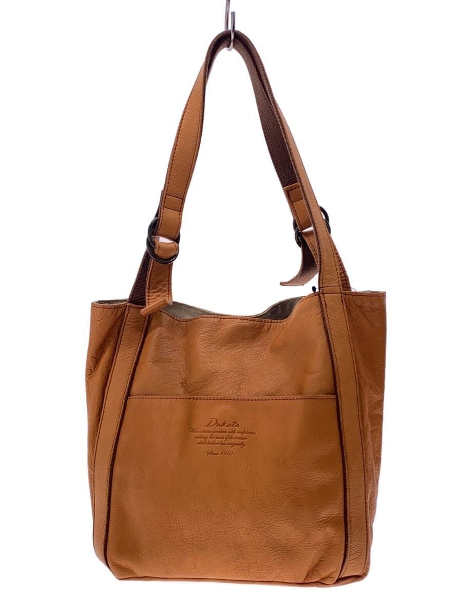 DAKOTA Tote Bag Leather CML Plain Rapport