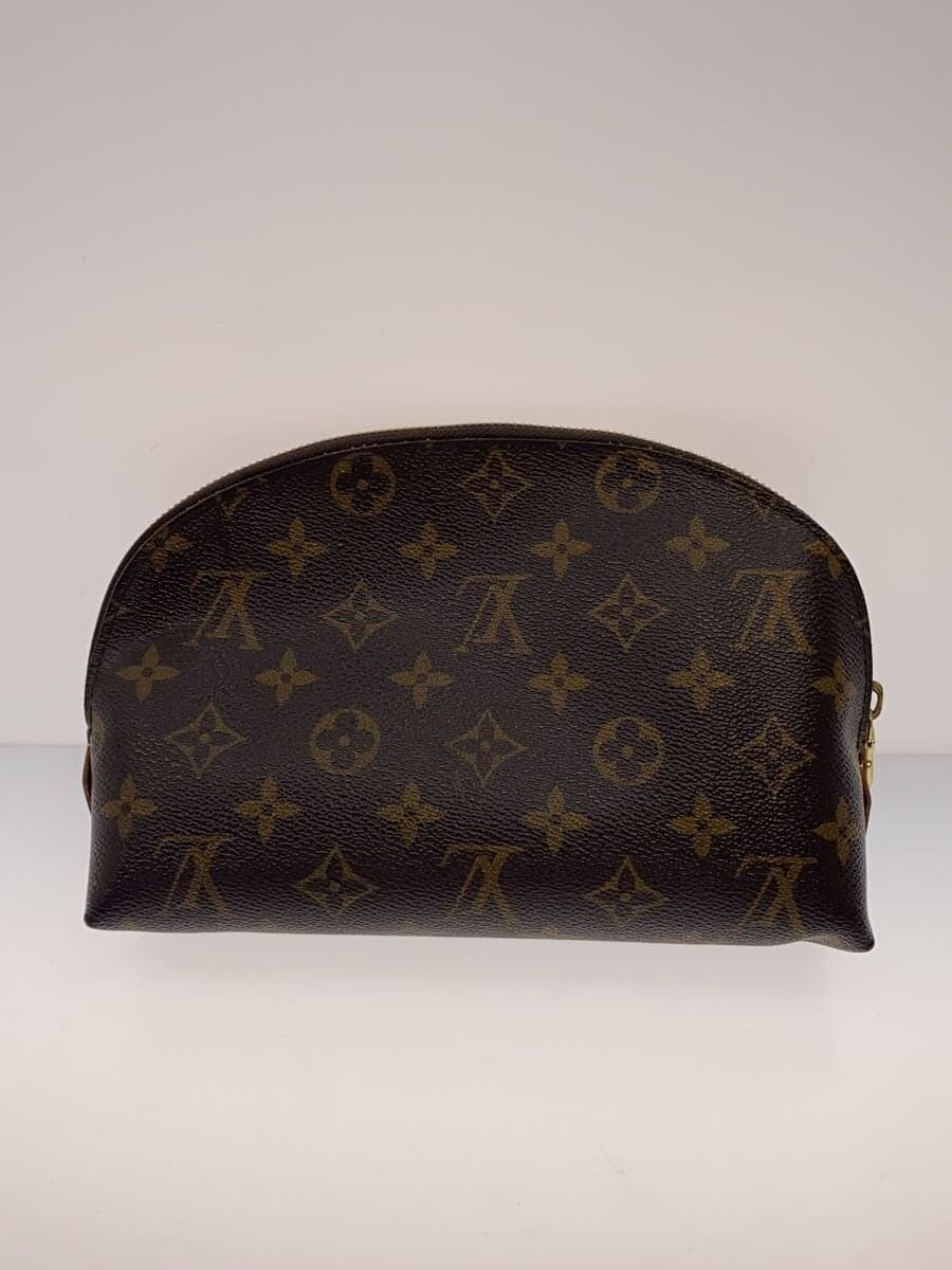 LOUIS VUITTON Pochette Cosmetic MM_Monogram Canvas PVC BRW All Over Pattern 3