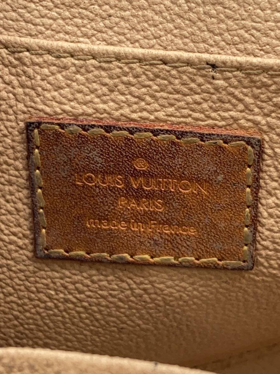 LOUIS VUITTON Pochette Cosmetic MM_Monogram Canvas PVC BRW All Over Pattern 5