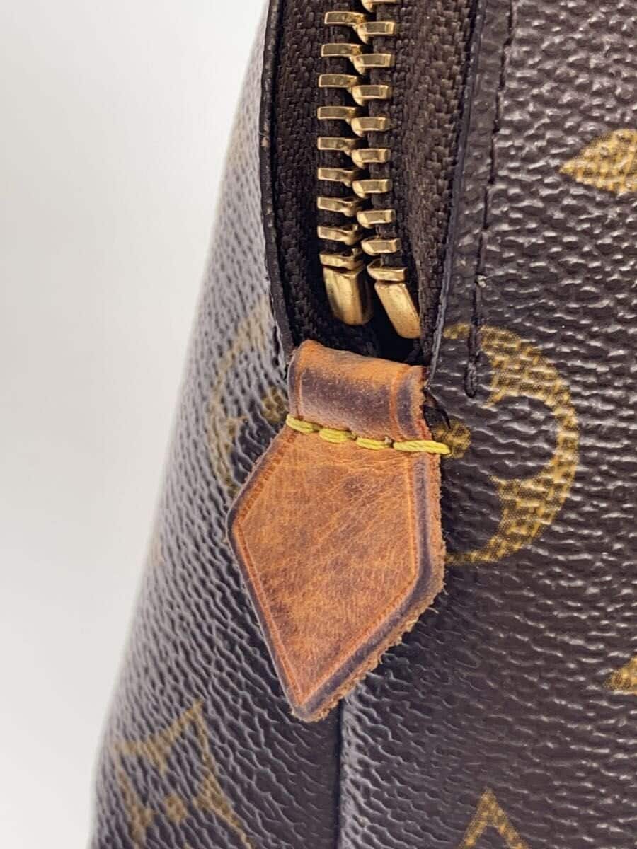 LOUIS VUITTON Pochette Cosmetic MM_Monogram Canvas PVC BRW All Over Pattern 8