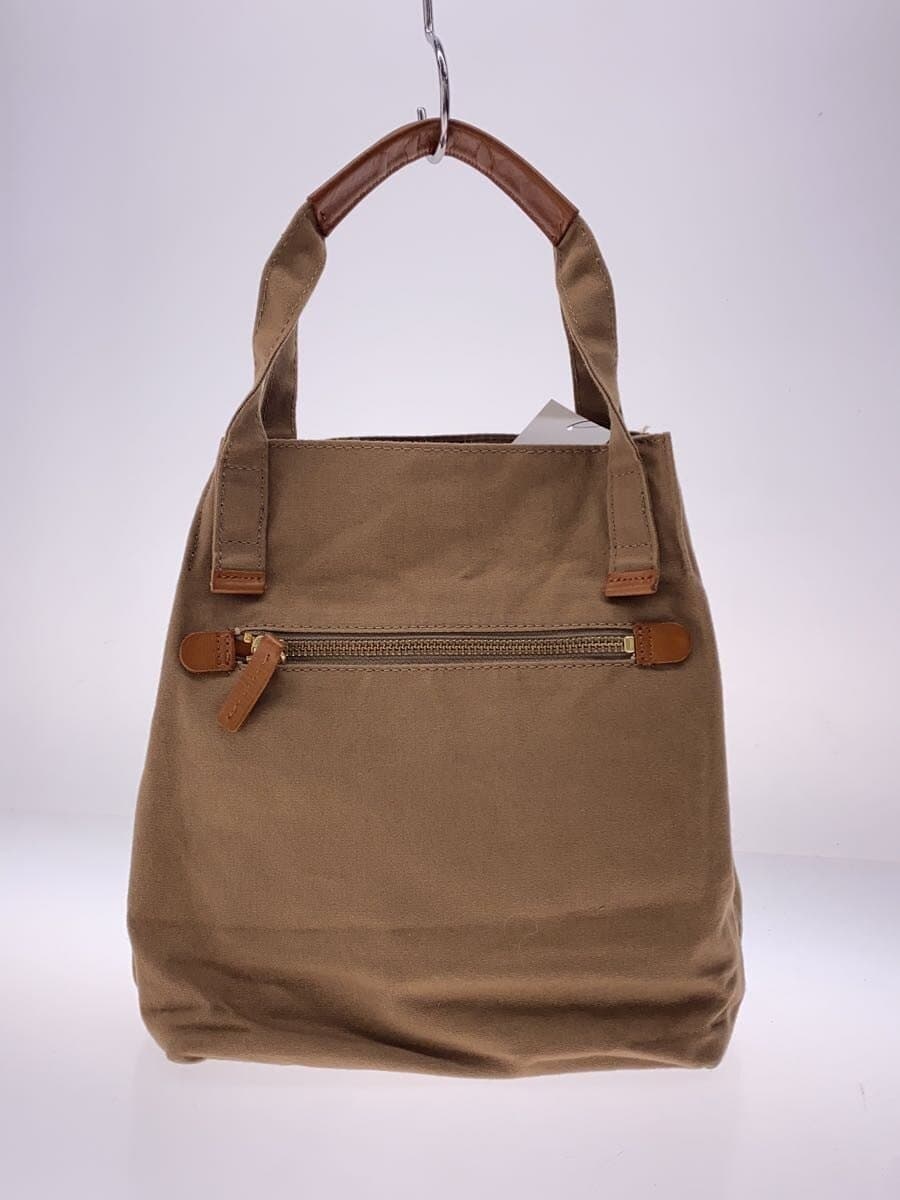 CLEDRAN leather switch handbag canvas BRW plain 3