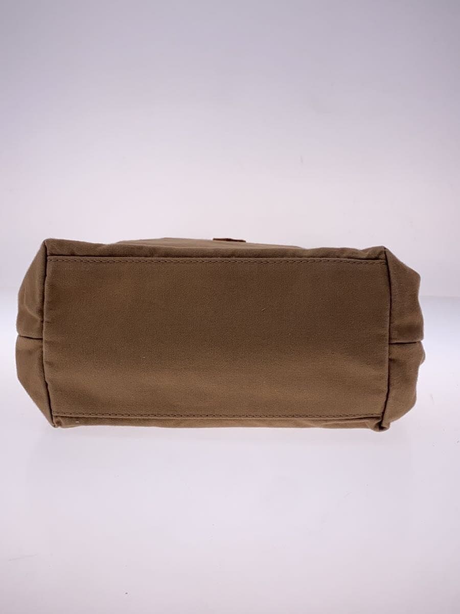 CLEDRAN leather switch handbag canvas BRW plain 4