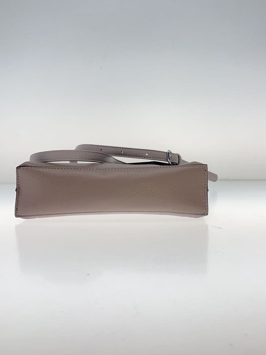 FIRANO Arno Label Shoulder Bag Faux Leather GRY Solid 4