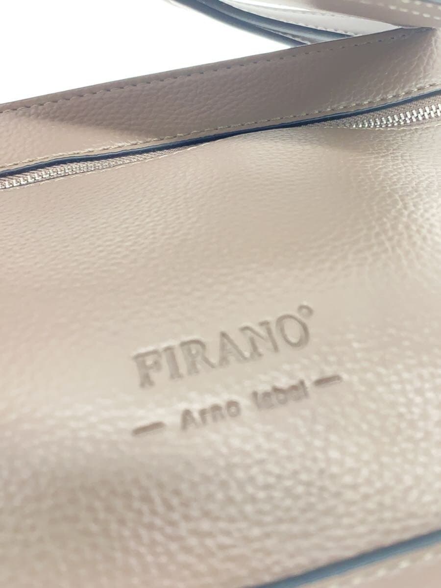 FIRANO Arno Label Shoulder Bag Faux Leather GRY Solid 5