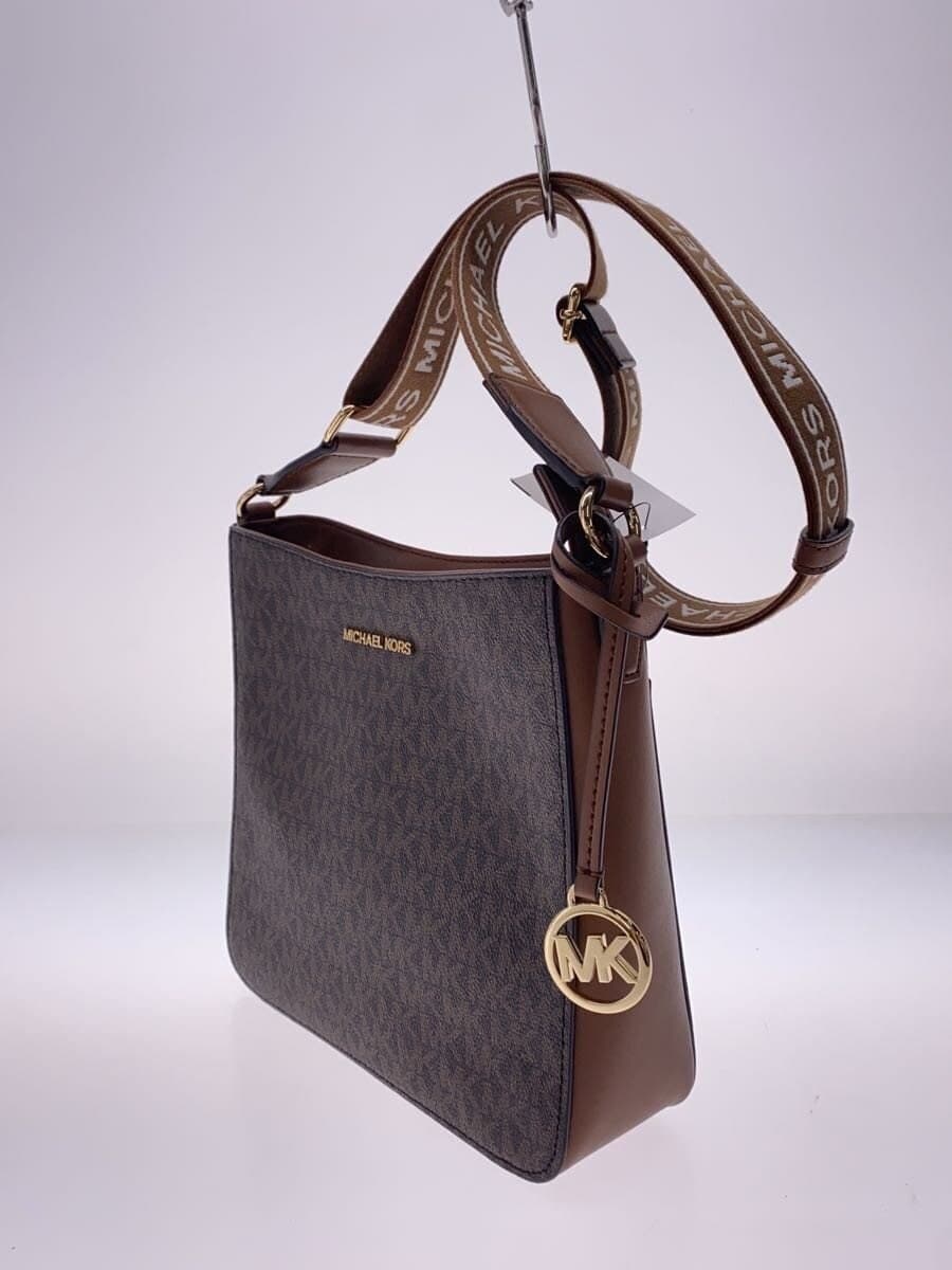 MICHAEL KORS Shoulder Bag Leather BRW All-over Pattern 2