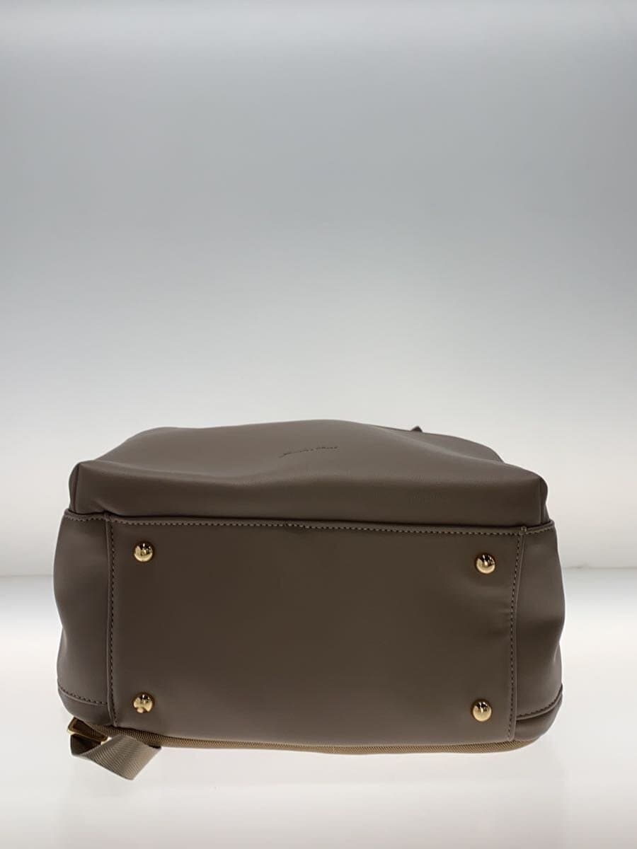 Jewelna Rose Faux Leather BEG Solid 16183 Ohatapi Backpack Episo3 4