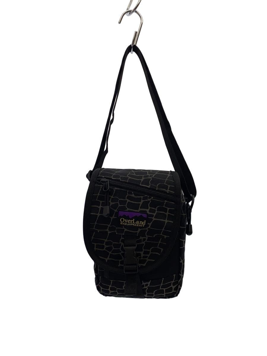 over land Shoulder Bag BLK All Over Pattern Spider Web