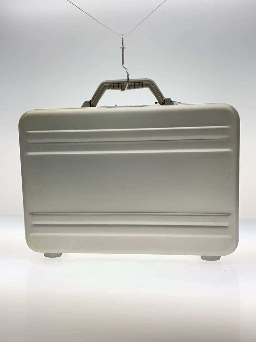 ZERO HALLIBURTON attache case -- SLV plain SE3-S1 3