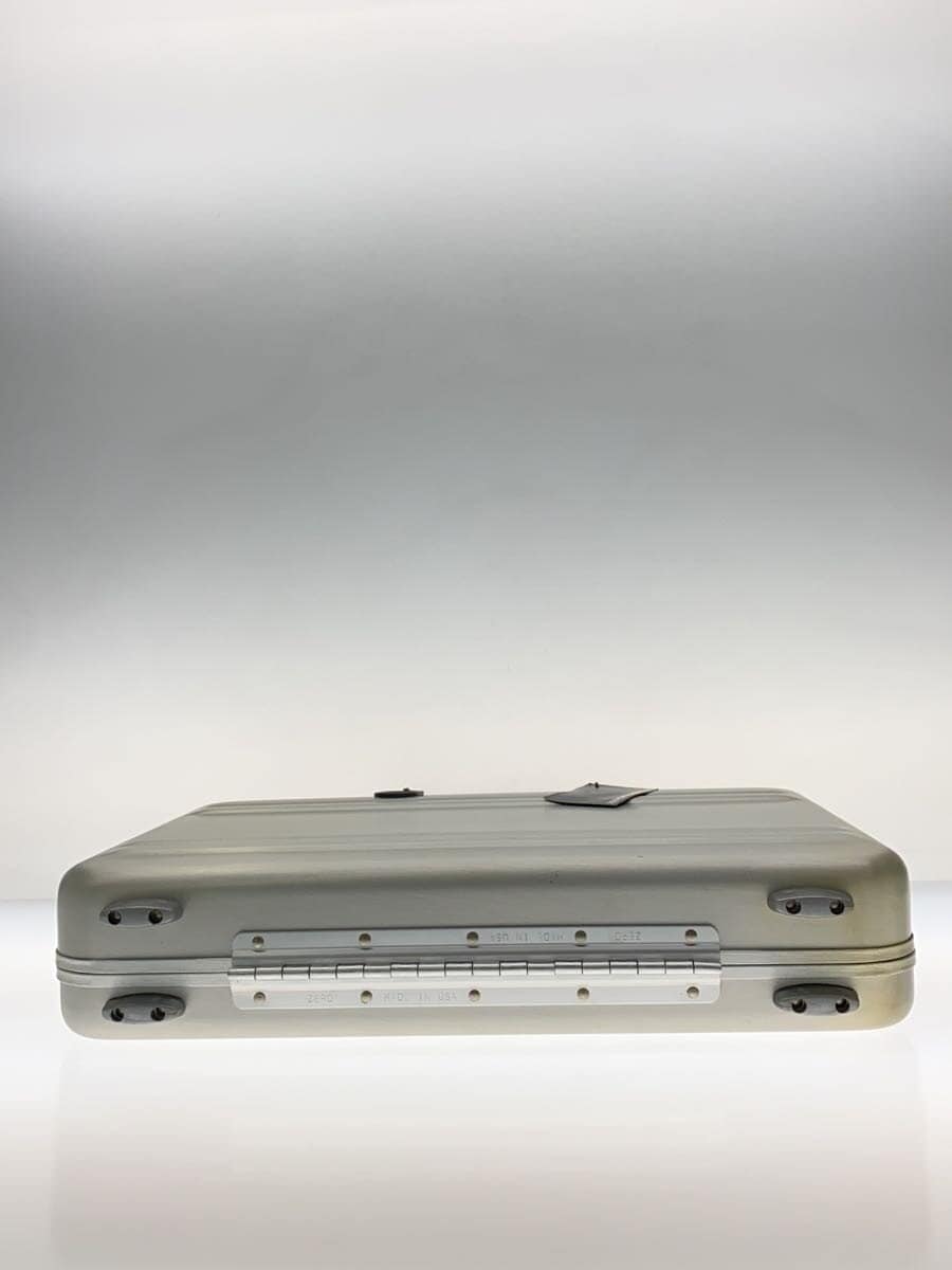 ZERO HALLIBURTON attache case -- SLV plain SE3-S1 4