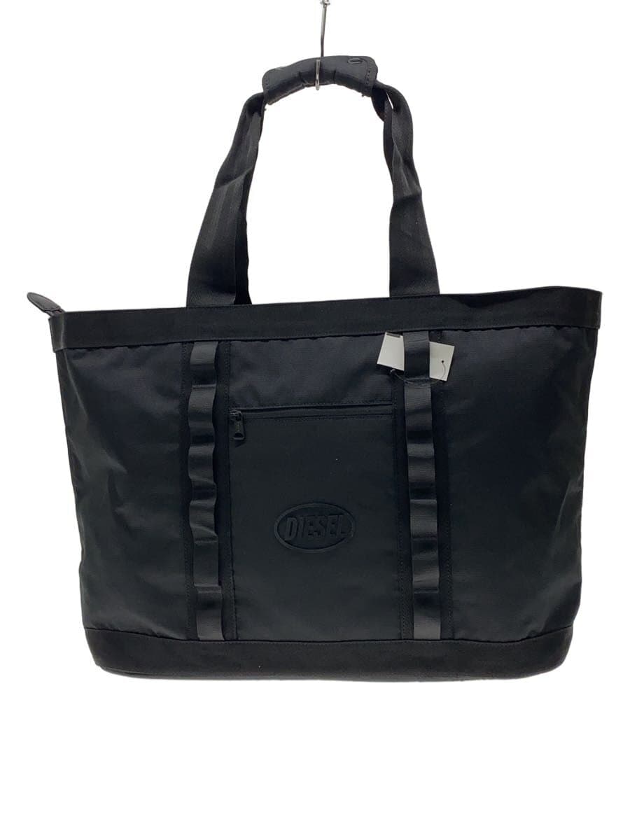DIESEL Tote Bag Nylon Black Plain