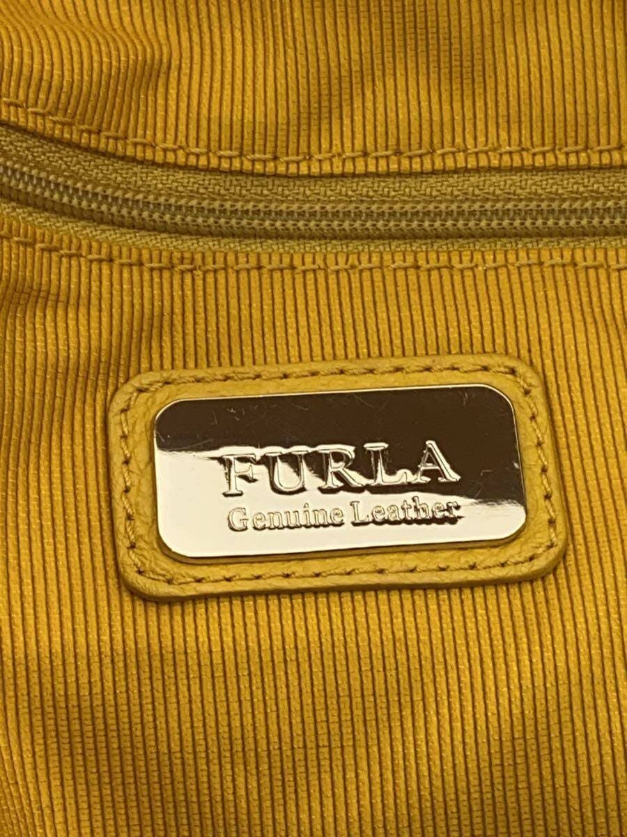 FURLA Shoulder Bag YLW Solid 5