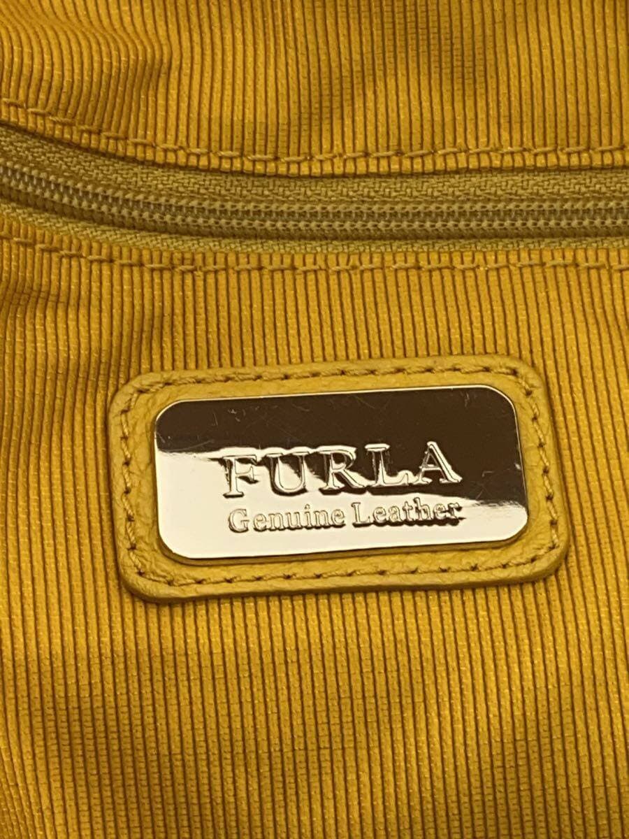 FURLA Shoulder Bag YLW Solid 5