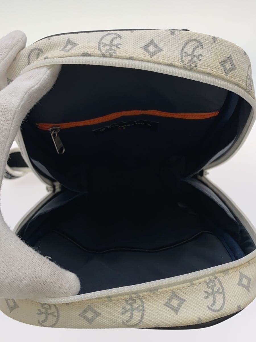 CASTELBAJAC Nice Body Bag Shoulder Bag WHT All Over Pattern 6