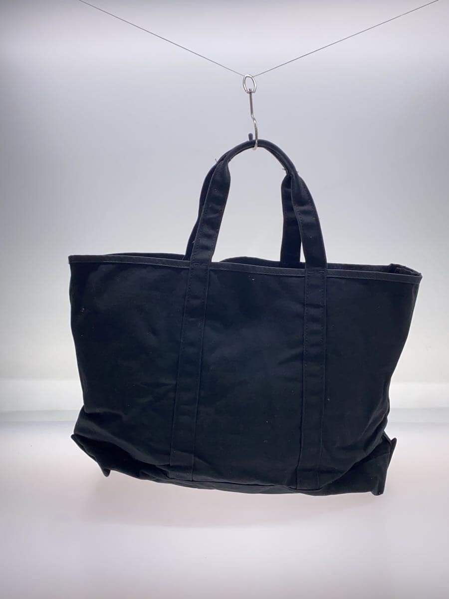 L.L.Bean Grocery Tote Tote Bag Cotton BLK 301371 3