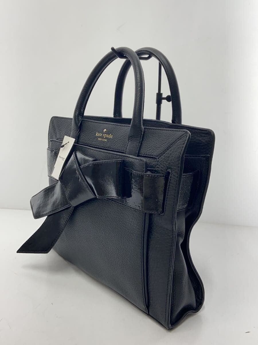 kate spade new york Handbag Leather BLK 2