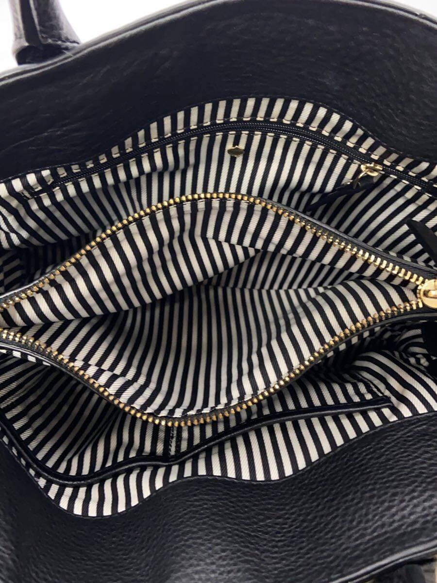 kate spade new york Handbag Leather BLK 6