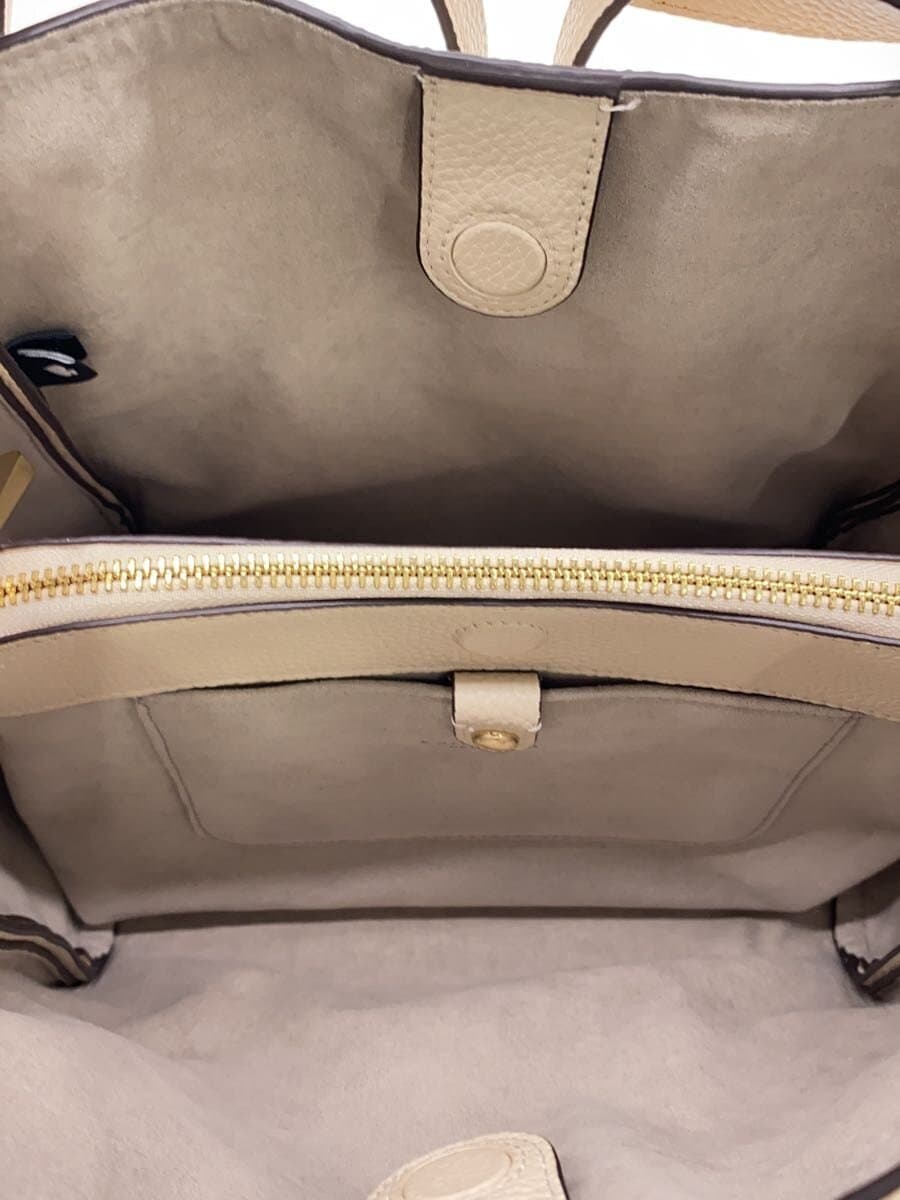 kate spade new york Knot 2-Way Shoulder Bag Handbag Leather CRM K6552 6