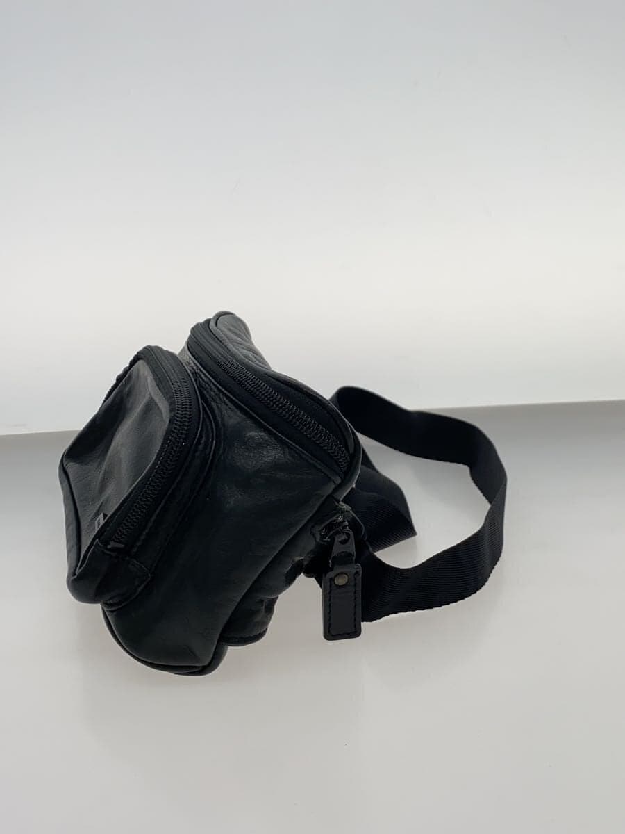 KARUWAZA Waist Bag Leather BLK 2