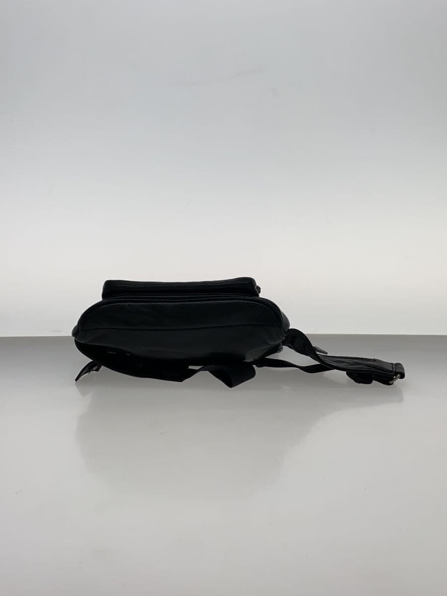 KARUWAZA Waist Bag Leather BLK 4
