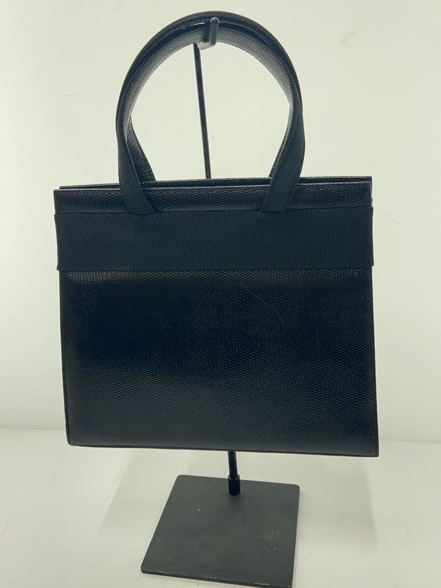 Salvatore Ferragamo Vara Handbag Leather BLK 3