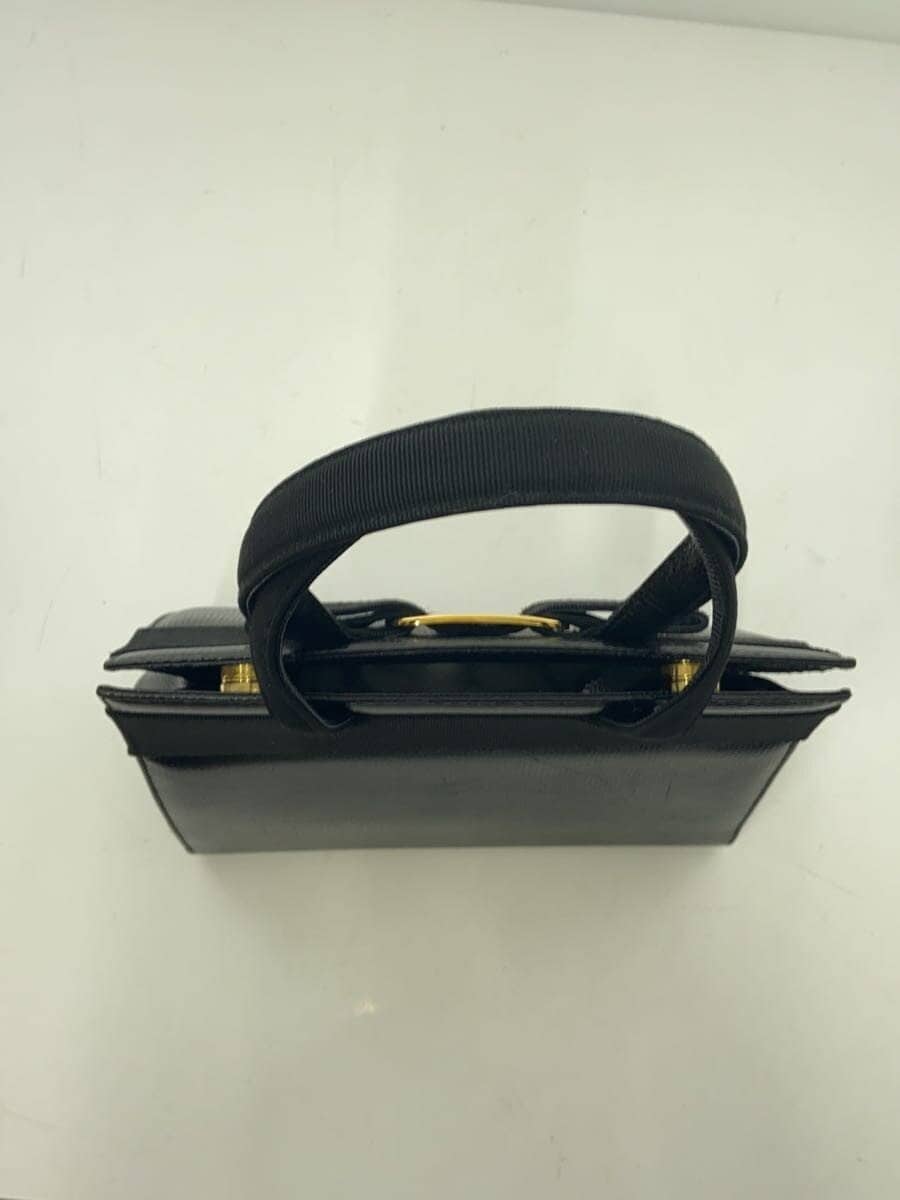Salvatore Ferragamo Vara Handbag Leather BLK 4