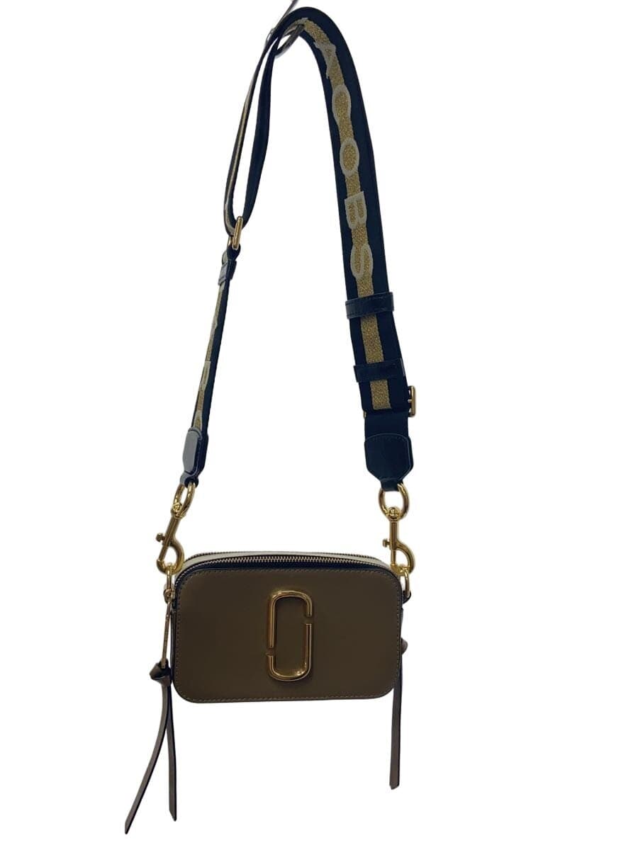 MARC JACOBS Shoulder Bag BRW The Snapshot leather camera bag