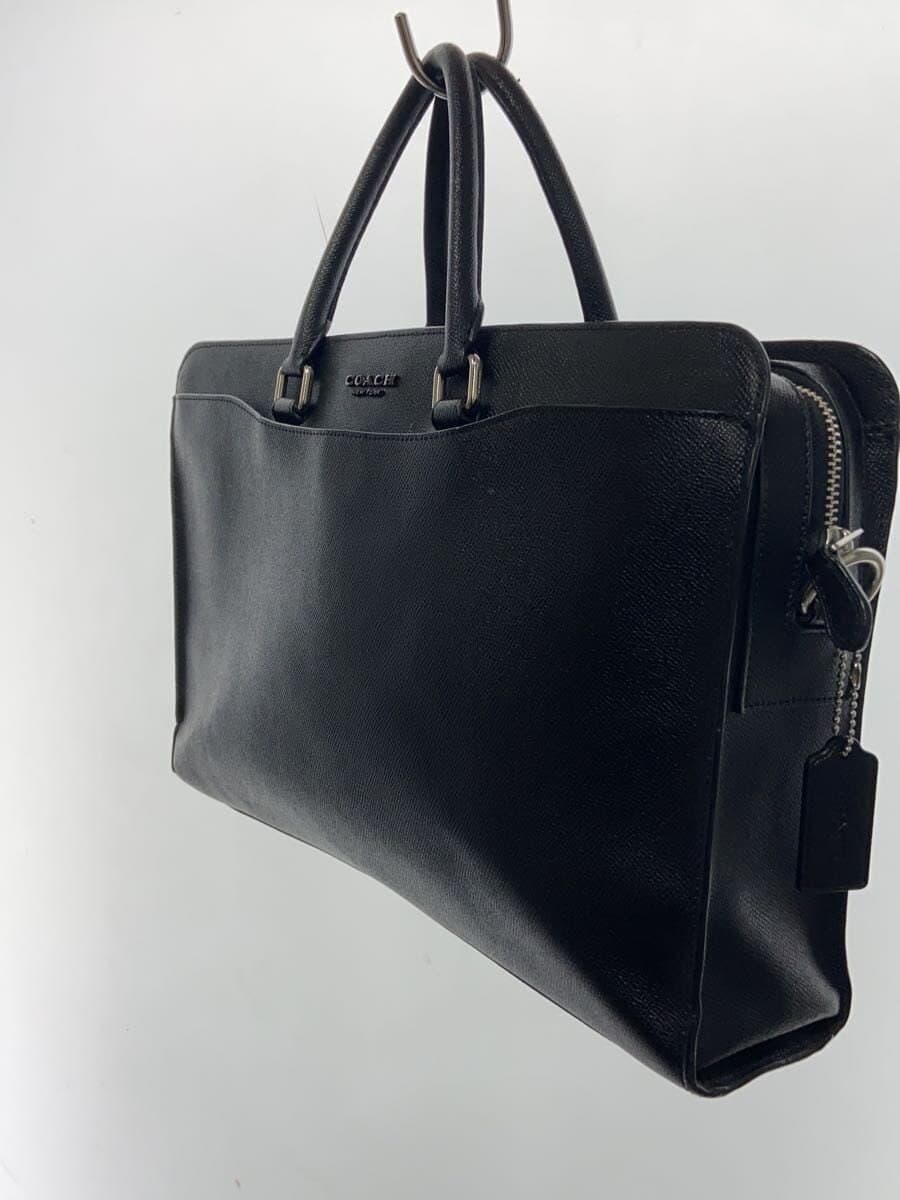 COACH Briefcase Leather BLK 2