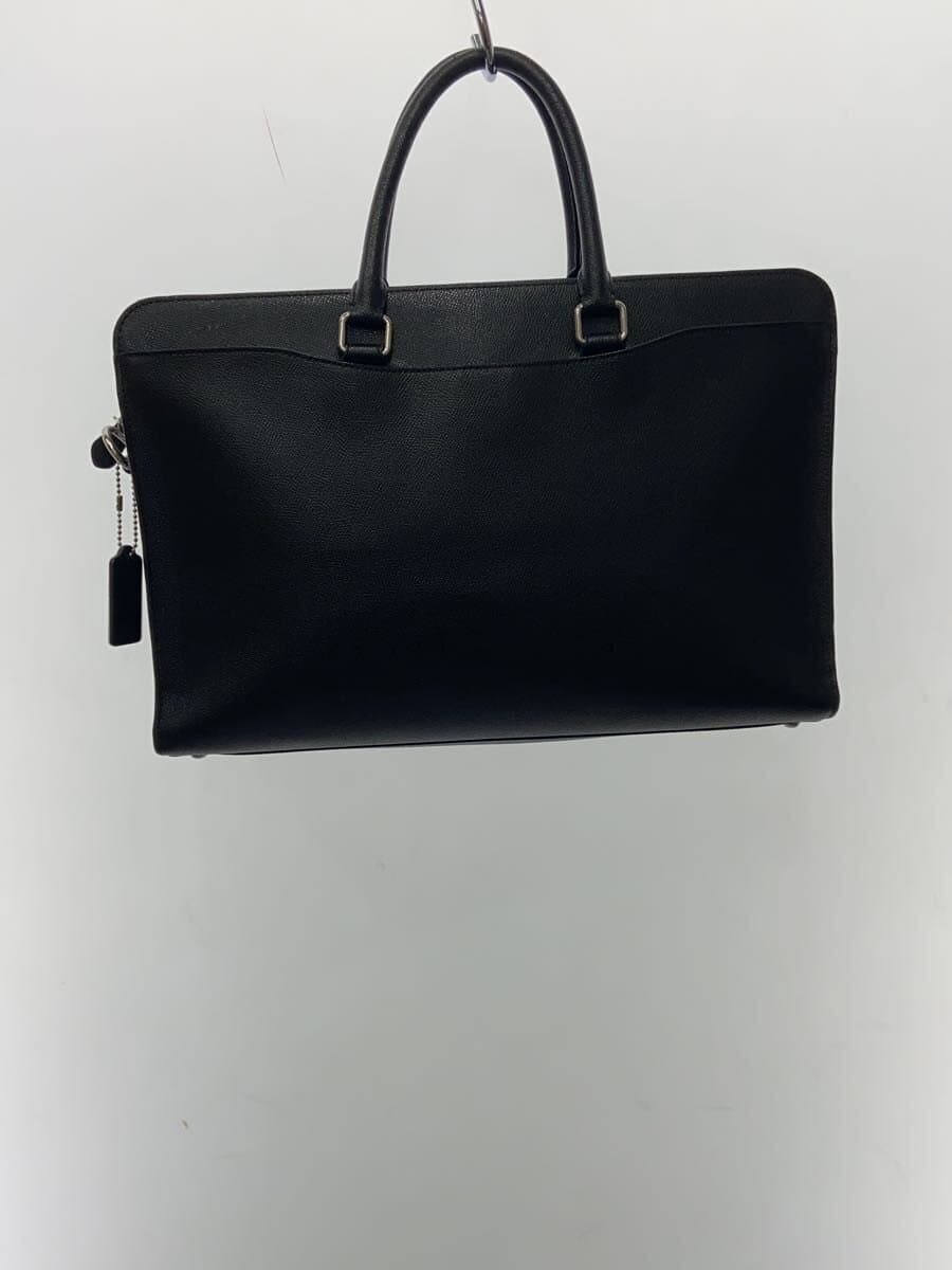 COACH Briefcase Leather BLK 3