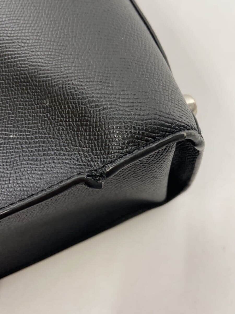COACH Briefcase Leather BLK 8