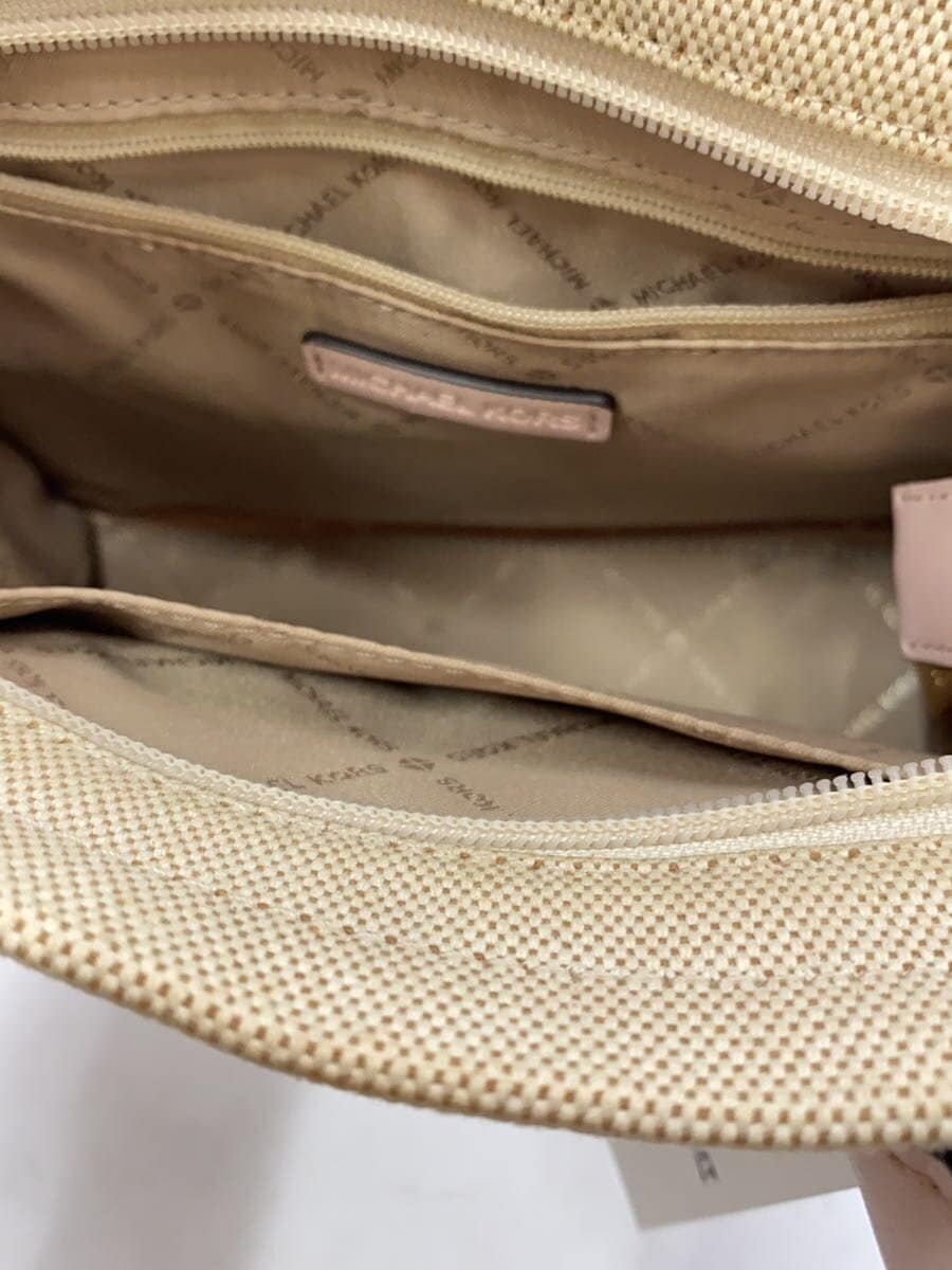 MICHAEL KORS Mirella 2-Way Shoulder Bag Canvas BEG 35S2G7ZC5C 6