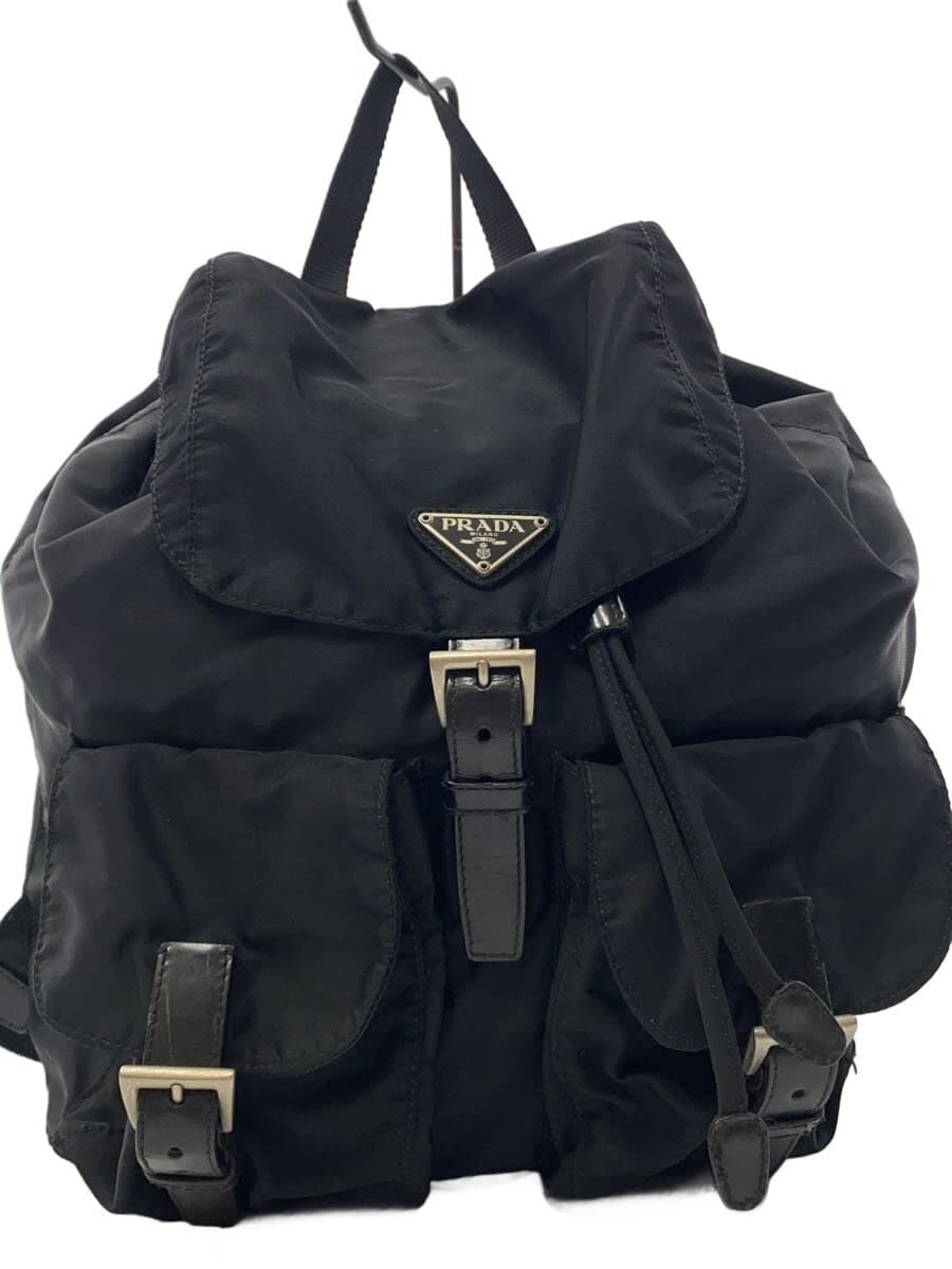 PRADA Backpack Nylon BLK