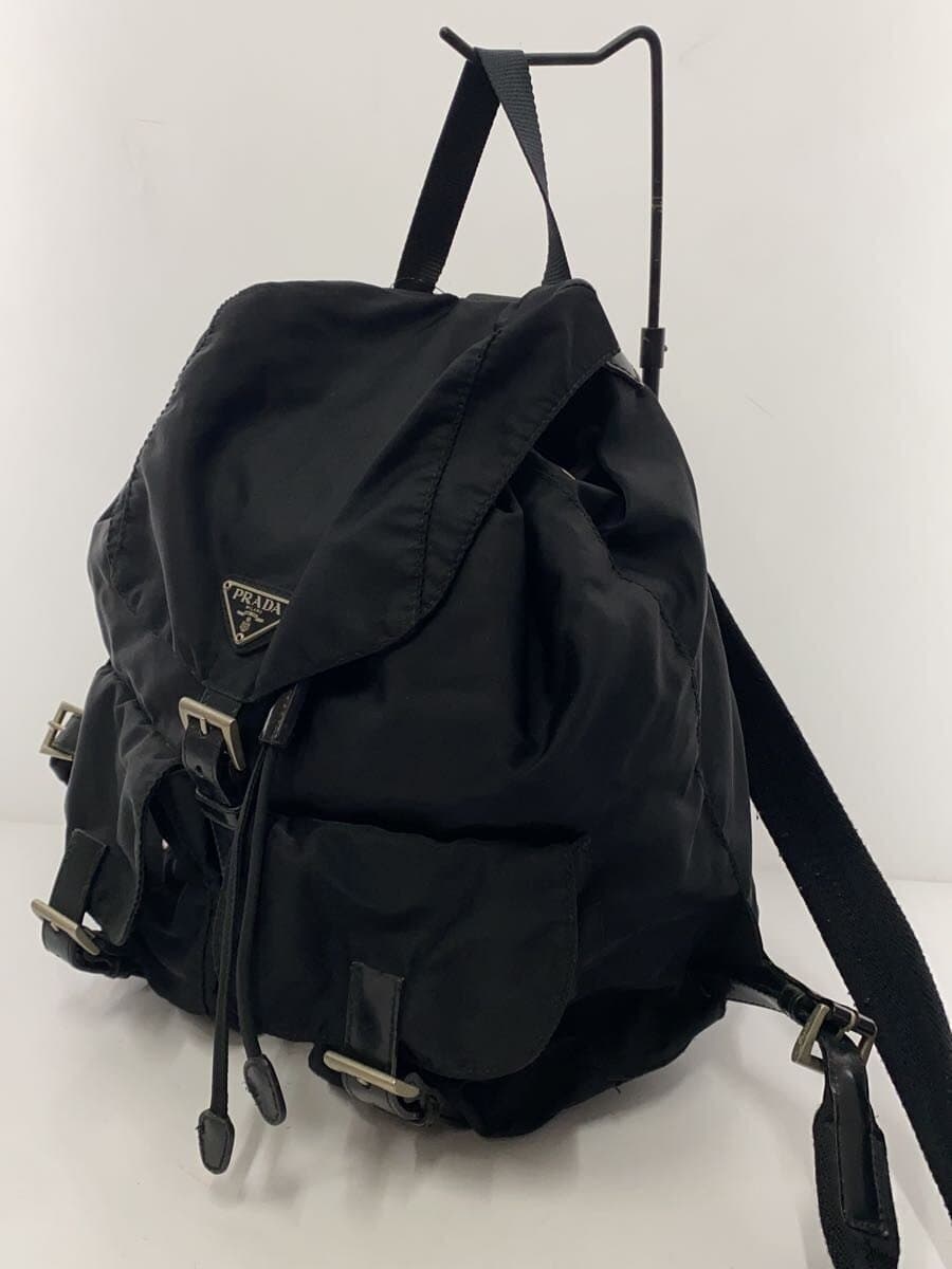 PRADA Backpack Nylon BLK 2