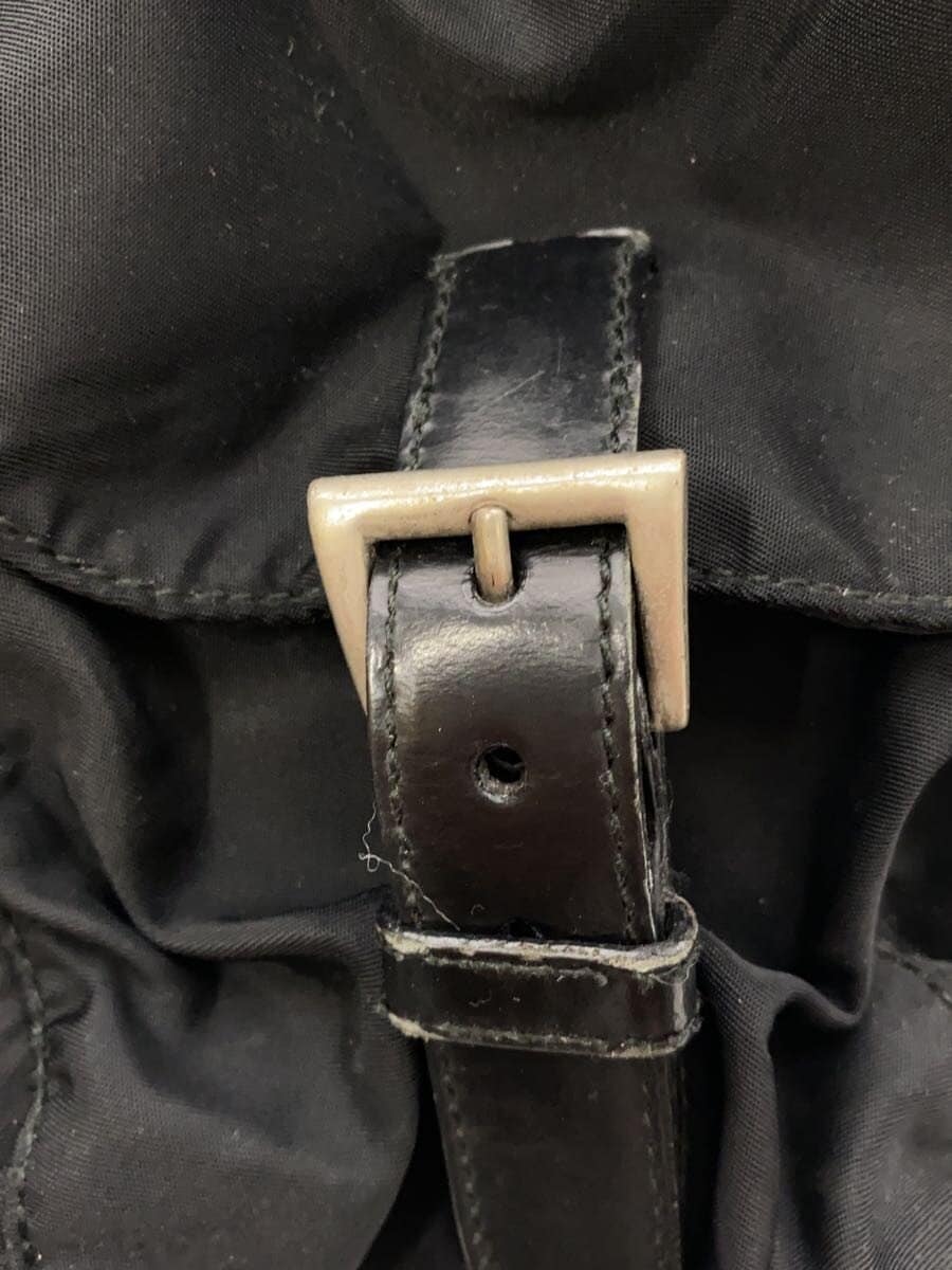PRADA Backpack Nylon BLK 8
