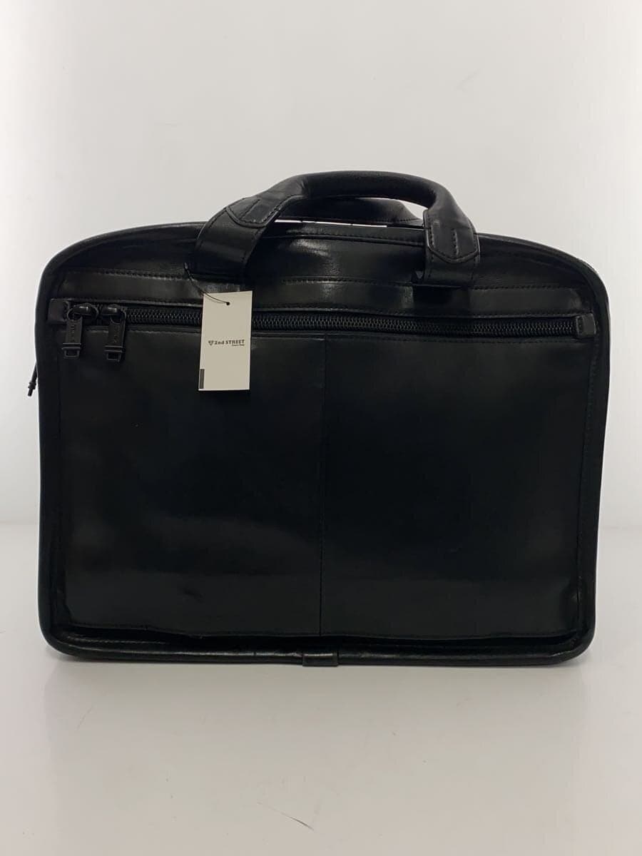 TUMIALPHA Essential Brief Shoulder Bag Leather BLK 96130DH 3