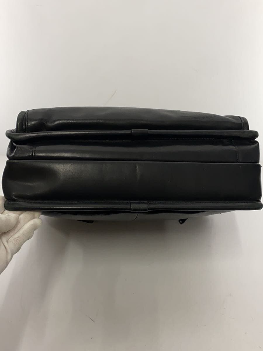 TUMIALPHA Essential Brief Shoulder Bag Leather BLK 96130DH 4