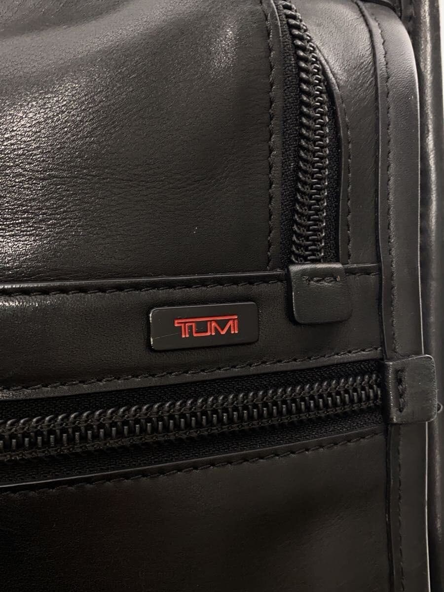 TUMIALPHA Essential Brief Shoulder Bag Leather BLK 96130DH 5