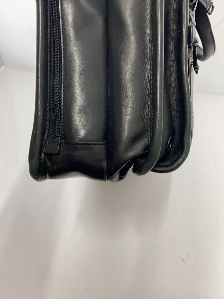 TUMIALPHA Essential Brief Shoulder Bag Leather BLK 96130DH 7