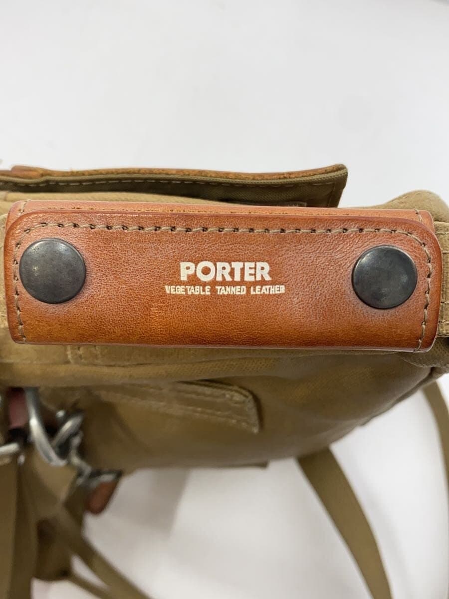 PORTERFIELD SHOULDER POUCH Shoulder Bag Leather KHK 7