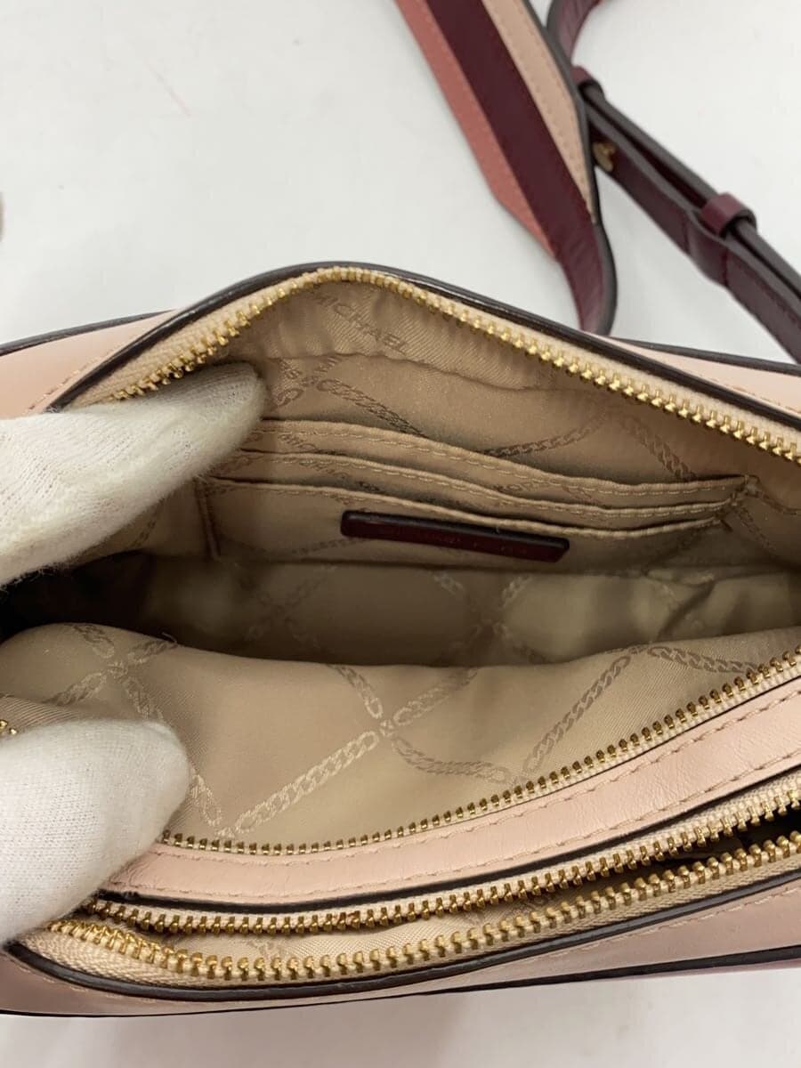 MICHAEL KORS SMALL POCKET CAMERA BAG Shoulder Bag Leather PNK 32F8GF5M5T 6