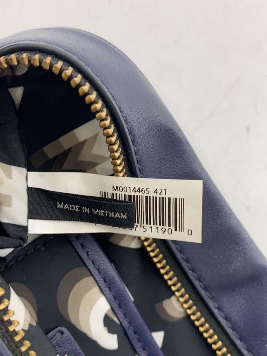 MARC JACOBS shoulder bag leather NVY M0014465 has corner wear 7