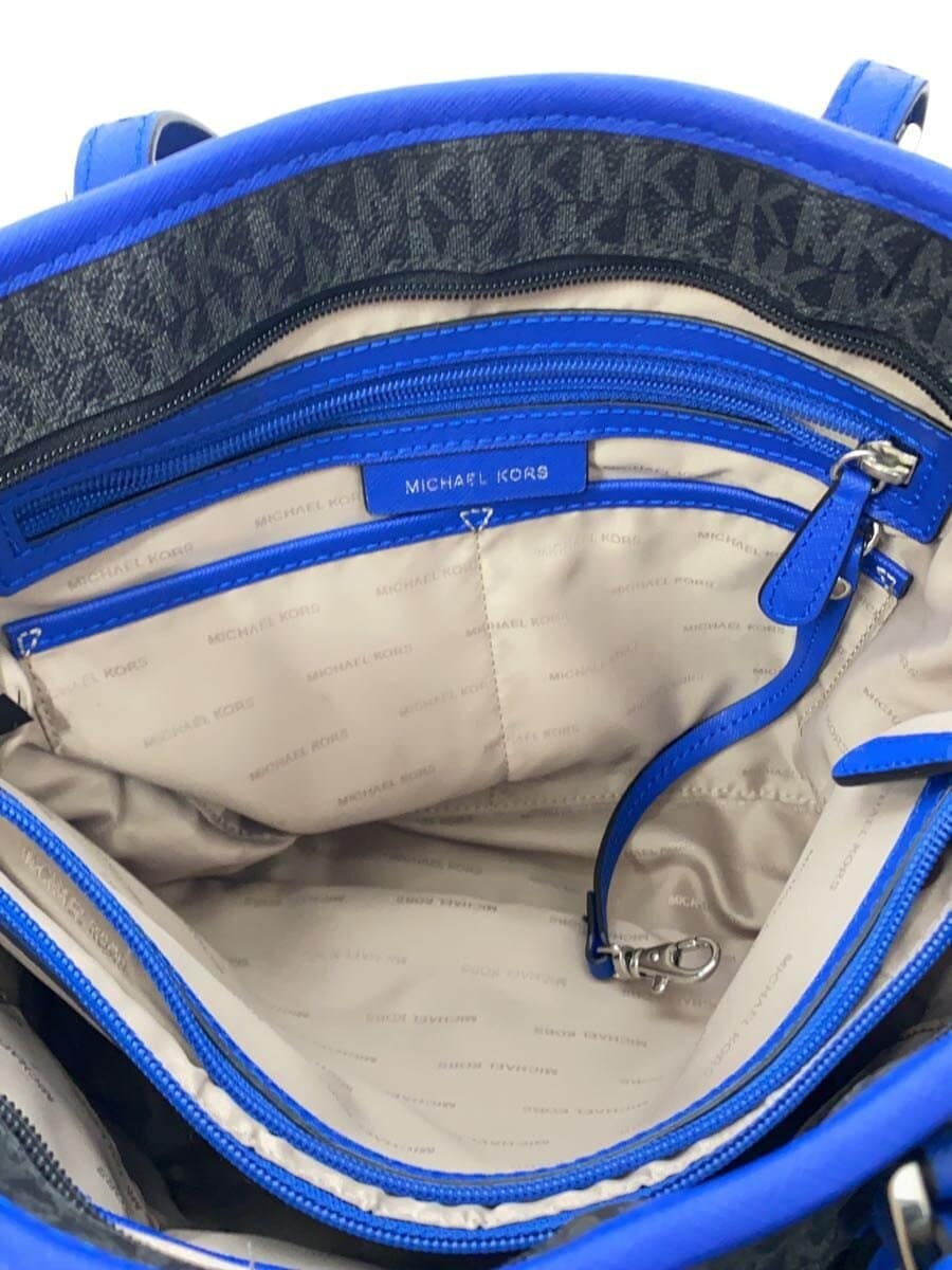 MICHAEL KORS Tote Bag PVC BLK Allover Pattern 30S7STTT8B 6