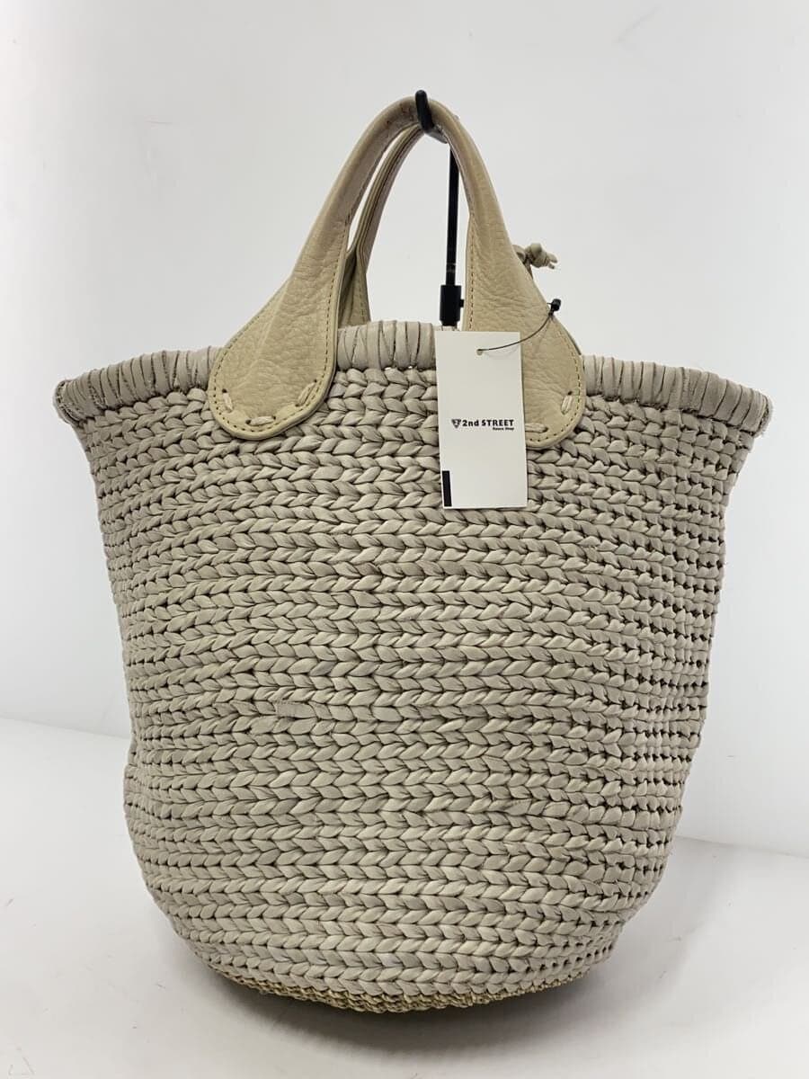 POMTATA Handbag Leather Gray 3