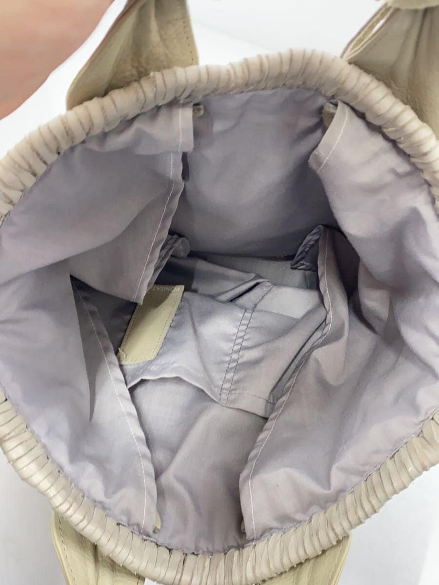 POMTATA Handbag Leather Gray 6