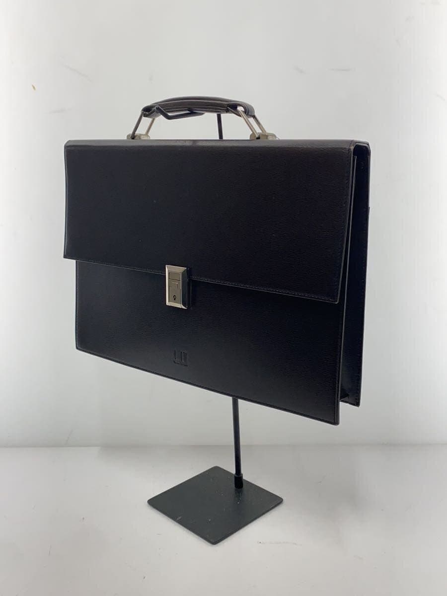 dunhill briefcase leather BLK 2