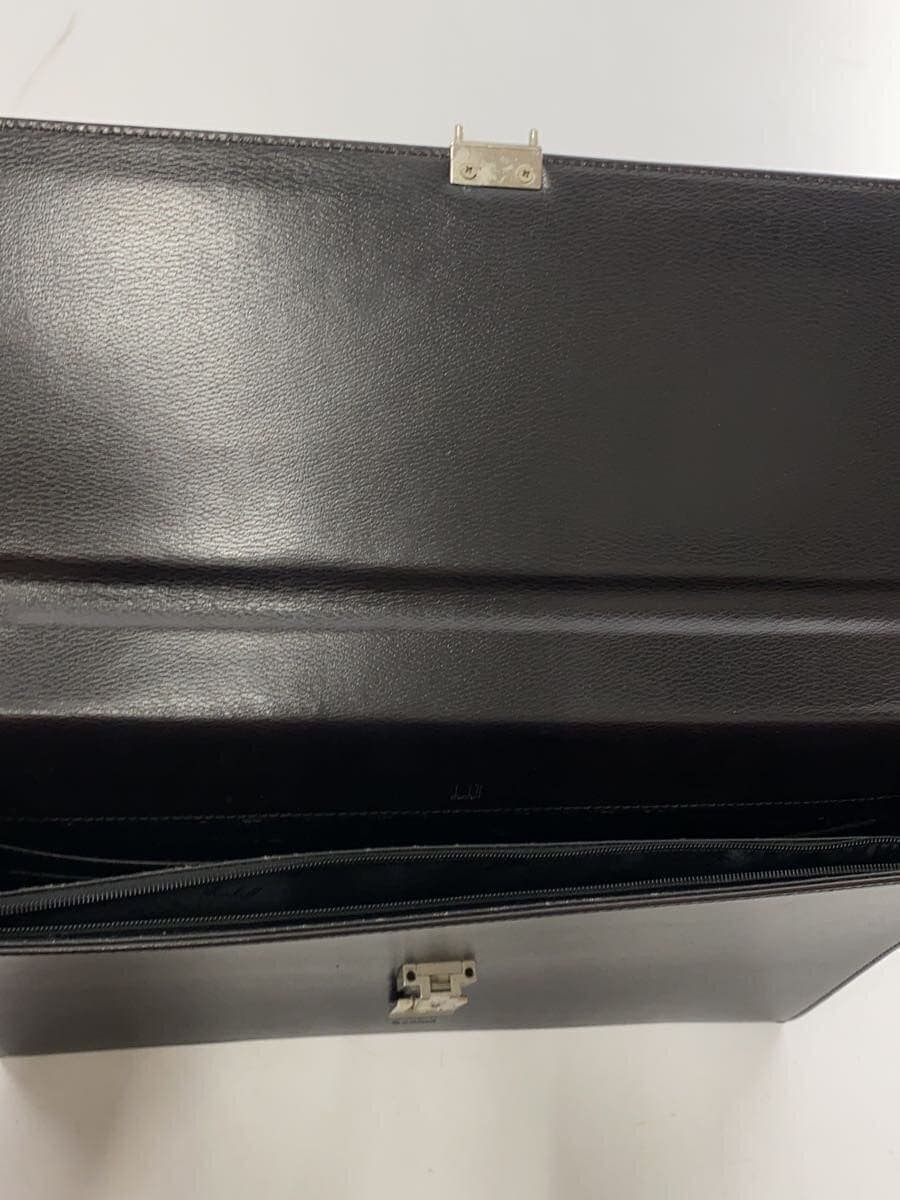dunhill briefcase leather BLK 6